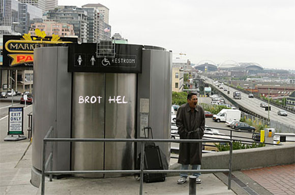 Seattle's free self-cleaning toliets. Image from elite choice.org